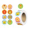 500Pcs/Roll Little Red Flower Praise Stickers Animal Inspirational Stickers Kindergarten Stickers