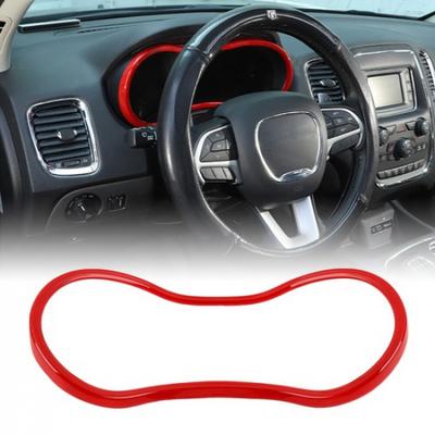 Red Center Console Dashboard Trument Ring Cover Trim For Dodge Durango 2011+