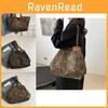 Chic Retro Leopard Print Shoulder Bag Stylish Fall 2024 Large Capacity Tote Handbag