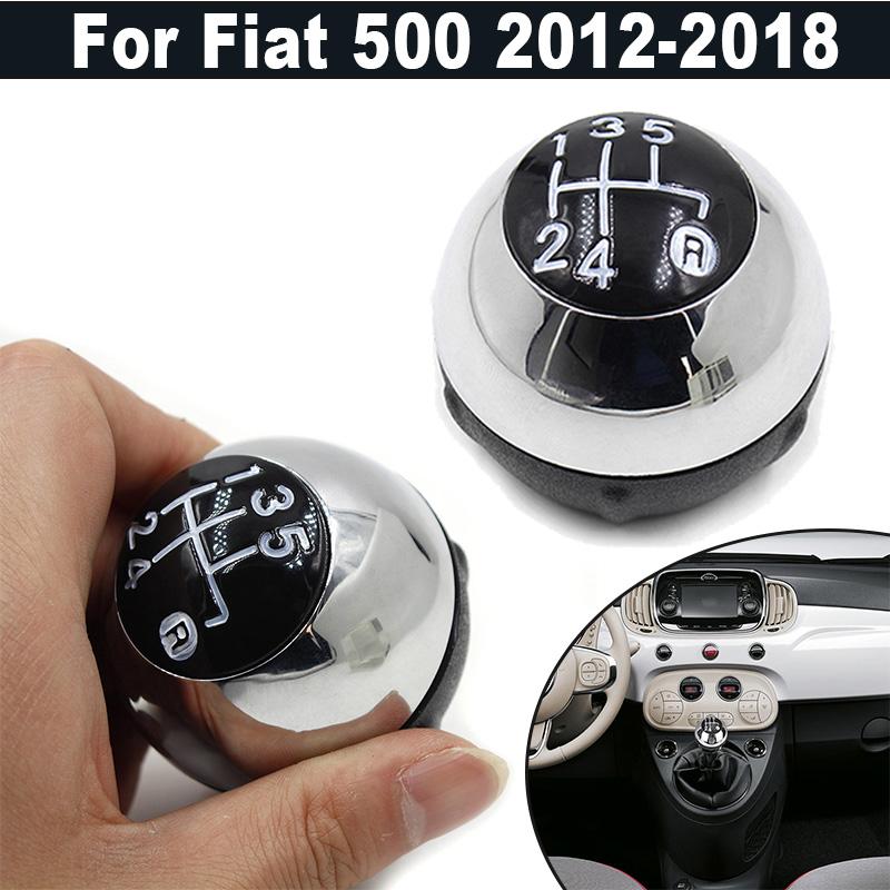 Für Fiat 500 2012-2018 5-Gang Auto Schaltgetriebe Schalthebel Knauf Auto Innenteile
