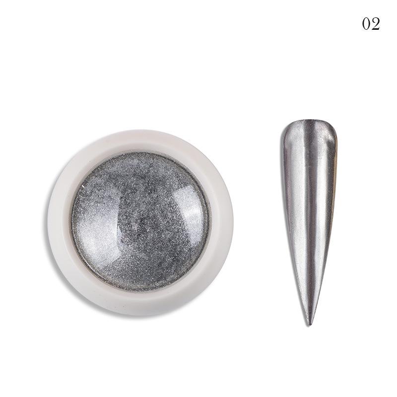 Nail Mirror Chrome Shimmer Glitter Holographic Colorful Dust Metallic Effect Pigment Powder For UV Gel Polish Nail Art Decoration