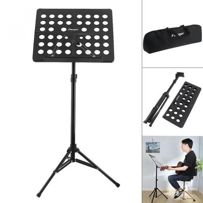 Katlanır Hafif Müzik Standı ABS Levha Alüminyum Alaşımlı Tripod Standı Tutucu Yüksekliği Ayarlanabilir