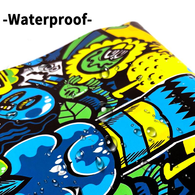 Cartoon Auto Graffiti Malerei Folie Auto Karosserie Haube Rückspiegel Motorrad Fahrrad Aufkleber Dekoration Wasserdicht Vinyl Folierung