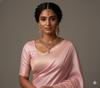 Touchstone Indian Bollywood Royal Look Stunning Designer Jewelry Necklace Set for Women Pink