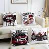 Cool Dark Series Print Cushion Cover Reversible Plush Pillow Cover – For Car, Sofa, Bedroom, Perfect As a Gift.