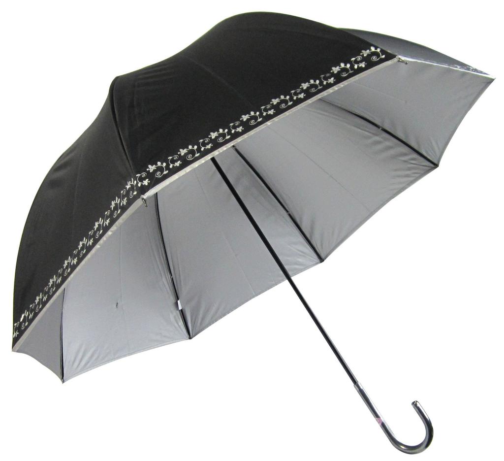 Okamoto Harajuku Store Light Ivy Floral UV Glare Dome Women's Parasol/Rain Umbrella UV-cut, 99.9% Blocking, Pattern, 99% Protection, Reduction,