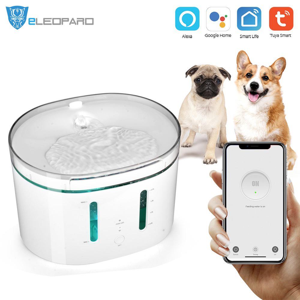 

Graffiti Smart Pet Water Dispenser with Alexa Control - Automatic Cat Waterer