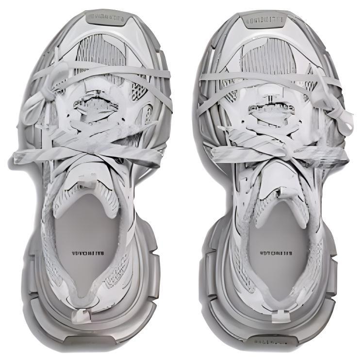 Balenciaga 3XL Low Top Chunky Sneakers Women's Gray 734731W3XLR1281