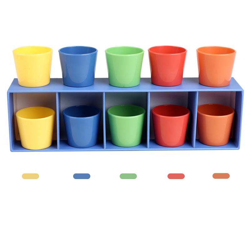 

Learning Color Toys Montessori Color Matching Sensory Game Wooden Guessing Color Cup Fine Motion Early Education For Toddler