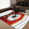 German Football Emblem Printed Office Carpet Chair Cushion  Entryway Rug, Rugs for Living Room, Bedroom Christmas gifts