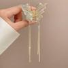 Elegant Metal Butterfly Hair Clip: High-End Tassel Claw for Women's Half-Up Ponytail