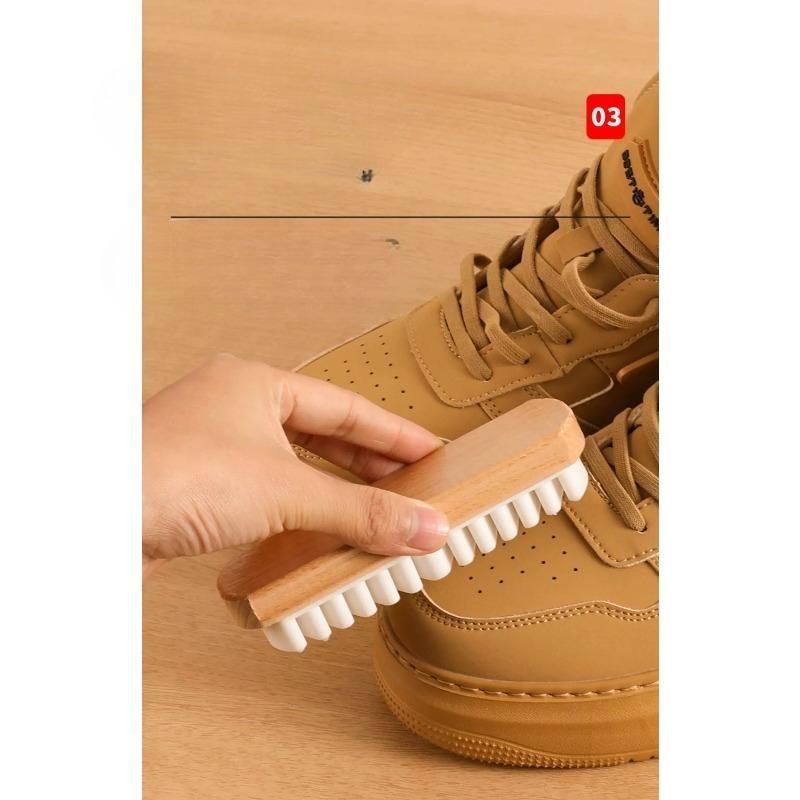 3-in-1 Suede & Nubuck Cleaning Kit - Eraser, Brush & Silicone Pile Lifter for Shoes, Boots & Bags, Restores Nap & Removes Stains