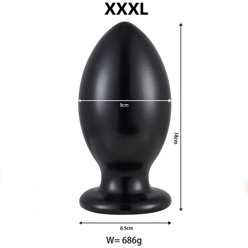 7 Size Buttplugs Anal Beads Balls Cunt Plug Dilatador Anal Plug Sex Toys Small And Big 9.5cm Huge Anal Plug Toys For Women Men