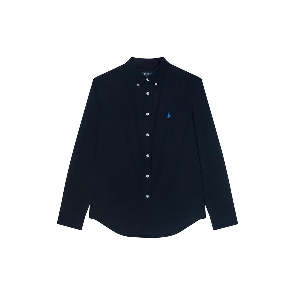 Polo Ralph Lauren Embroidered Long Sleeve Shirt Kids Shirts Navy-Blue 322952199-002