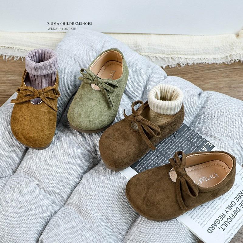 2025 Spring New Korean Children's Shallow Mouth Soft Sole Comfortable Slip-on Kids Shoes for Girl  Zapatillas Niñas 2 a 8 Años