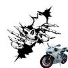 Black White Skull Body Car Sticker Halloween Waterproof Skeleton Body Decals Decor For Car Truck SUV Motorcycle Vehicles