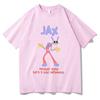 The Amazing Digital Circus Jax Purple Rabbit T-shirt Men and Women Summer Cotton Clothing Short Sleeved Tee