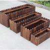 Rectangular Fir Wood Outdoor Planter Box