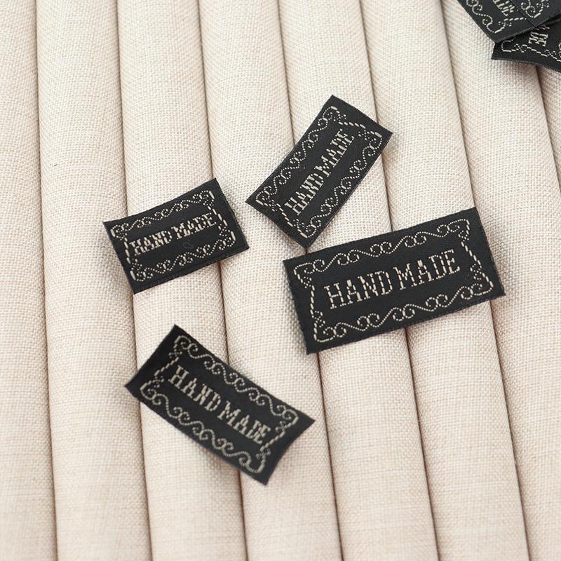 Etichete Handmade pentru Accesorii Bijuterii Etichete din Material Textil Mărci Înregistrate Aplicate Materiale Accesorii Păr Etichete din Piele