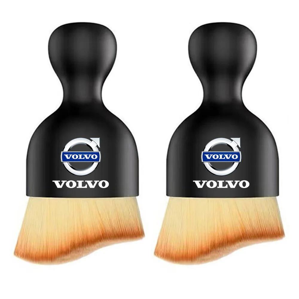 Car Cleaning Tool Soft Brush Crevice Dust Removal Clean Brush For Volvo Polestar AWD V50 S60 XC60 S40 XC40 XC90 V60 S80 S90 V90