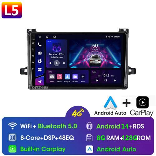 Ainavi Android 12 Car Radio For Toyota Prius XW50 2015-2020 Stereo Carplay Auto GPS Navi Android Multimedia Player No 2Din DVD