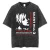 Silent Hill 3 Nadměrné tričko 100% Bavlna Vintage Prané tričko pro muže ženy hiphop streetwear P632