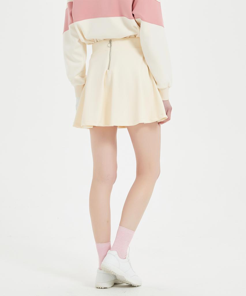 I Parka Rosé Wappen Flare Skirt