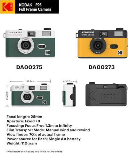 KODAK Film Camera ULTRA F9S (Official Japanese Product) (GREEN/WHITE)