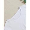 Casual Short-Sleeve T-Shirts for Women, Model , Featuring a Round Neck, Suitable for Spring, Summer