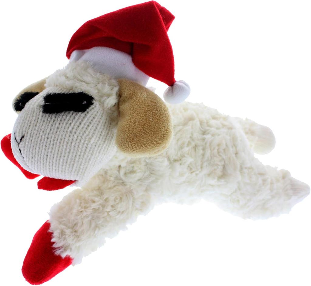 Dog Plush Toy - Squeaky Toy for All Dogs - Extra Soft Plush - Stuffed Animal Dog Toy for Cuddling & Playing - Cute Pet Toy (6", Cream)