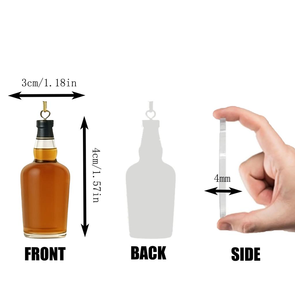 2D Plane+airplane Box +24PC Brown Cattle Countdown Box Christmas Advent Calendar