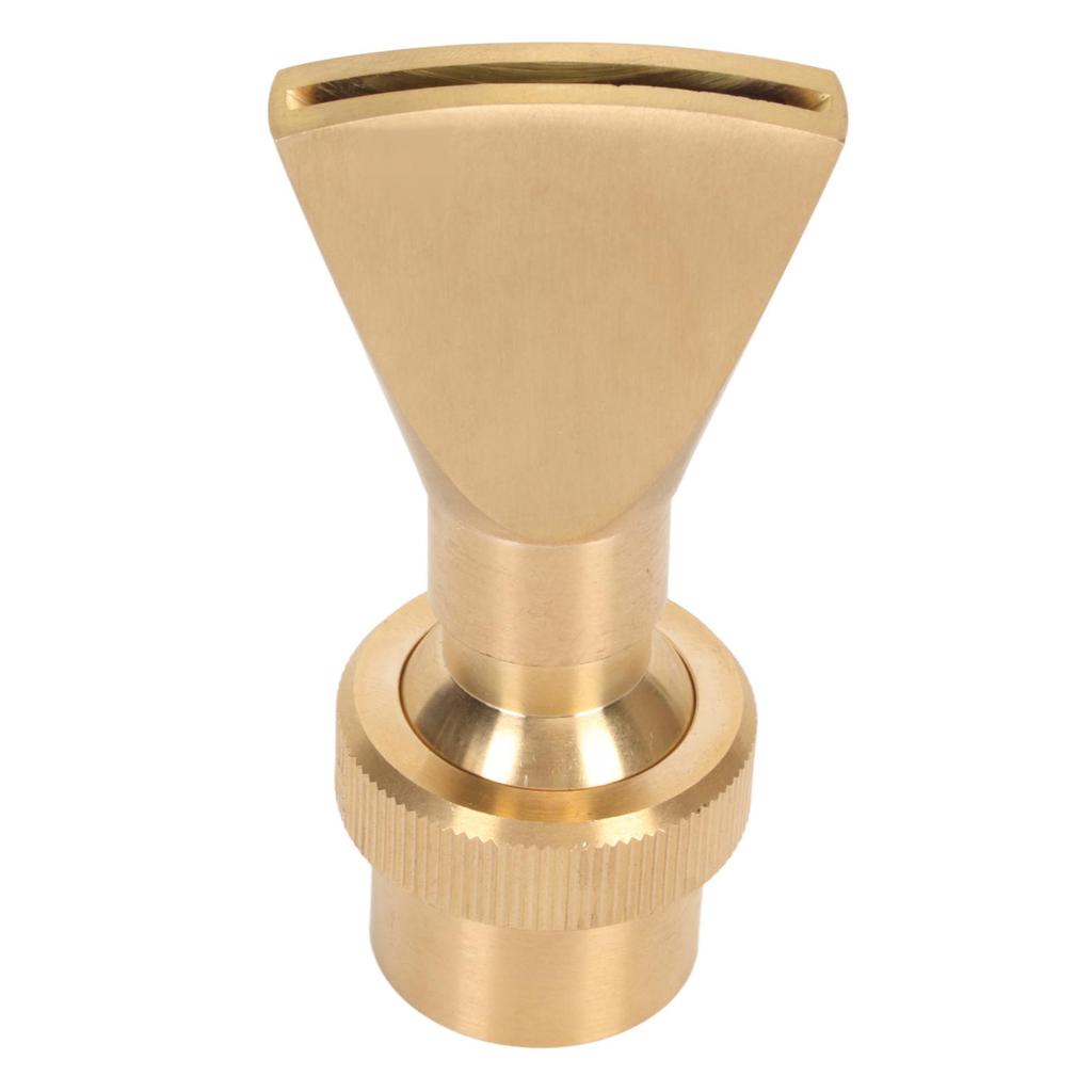 Fountain Nozzle Brass G3/4 Female Thread 25mm Narrow Fan Shaped Pond Sprinkler for Garden Pond