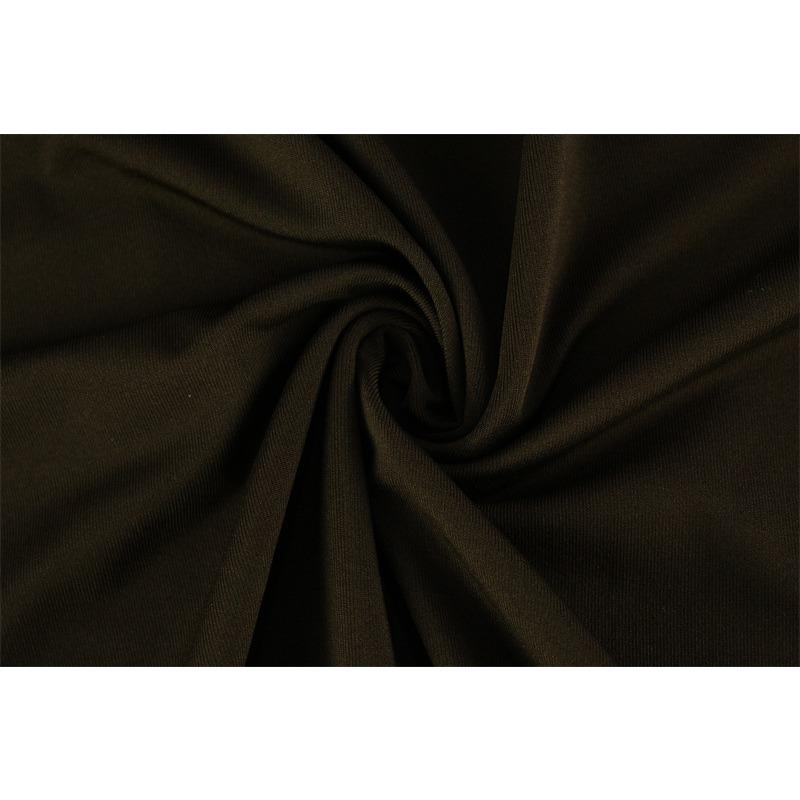 Damen Herbst und Winter Mode Temperament High Neck Langarm Slim Schlitz Kleid