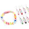 50pcs/Lot Rectangular Letter Beads Acrylic Beads Square Loose Spacer Beads For Jewelry Making Handmade Bracelet Necklace
