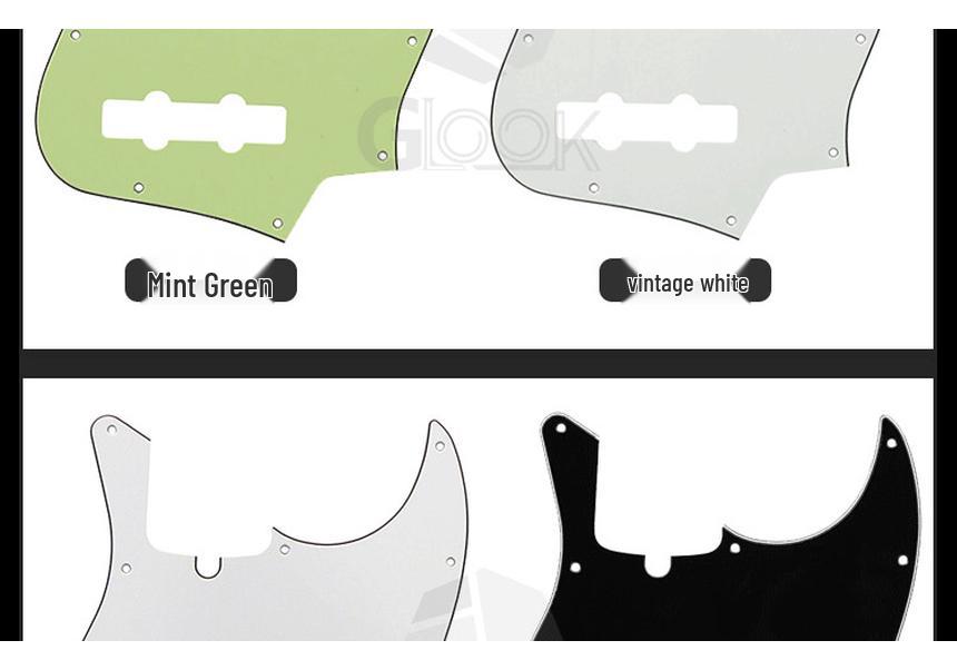 JB Electric Bass Pickguard US Standard JA Bass VT Panel Cover with Slot Accessory.