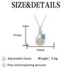 Elegant Butterfly Sunflower Pendant Necklace Women - Plated Copper Lightweight Chic Statement Jewelry