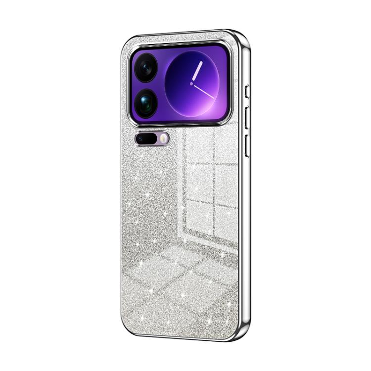 Gradient Glitter Powder Electroplated Phone Case