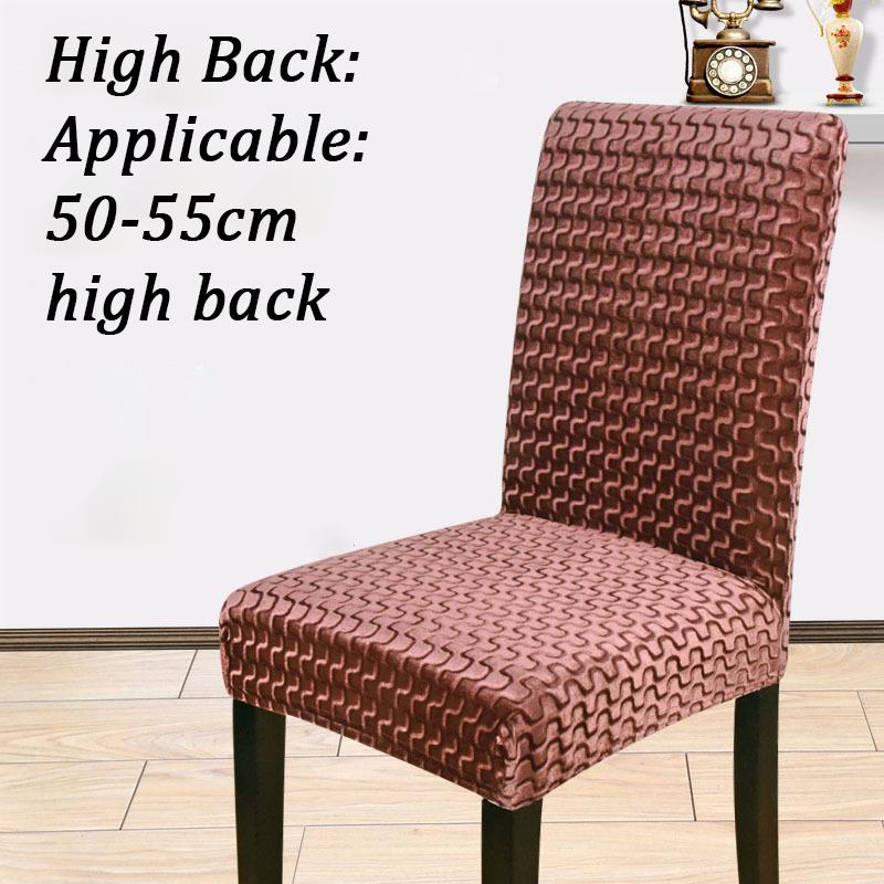 Spisebord Stoltrekk Stolpute Enkel Pute Krakktrekk Elastisk Husholdnings Spisestuestoltrekk Stoff