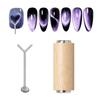 5 Sets Cat Eyes Nail Magnet Gel Nail Polish Magnet Stick Y-Shaped Guide Home Salon Women Cat Eyes Magnetic Nail Art Manicure Tools Accessories