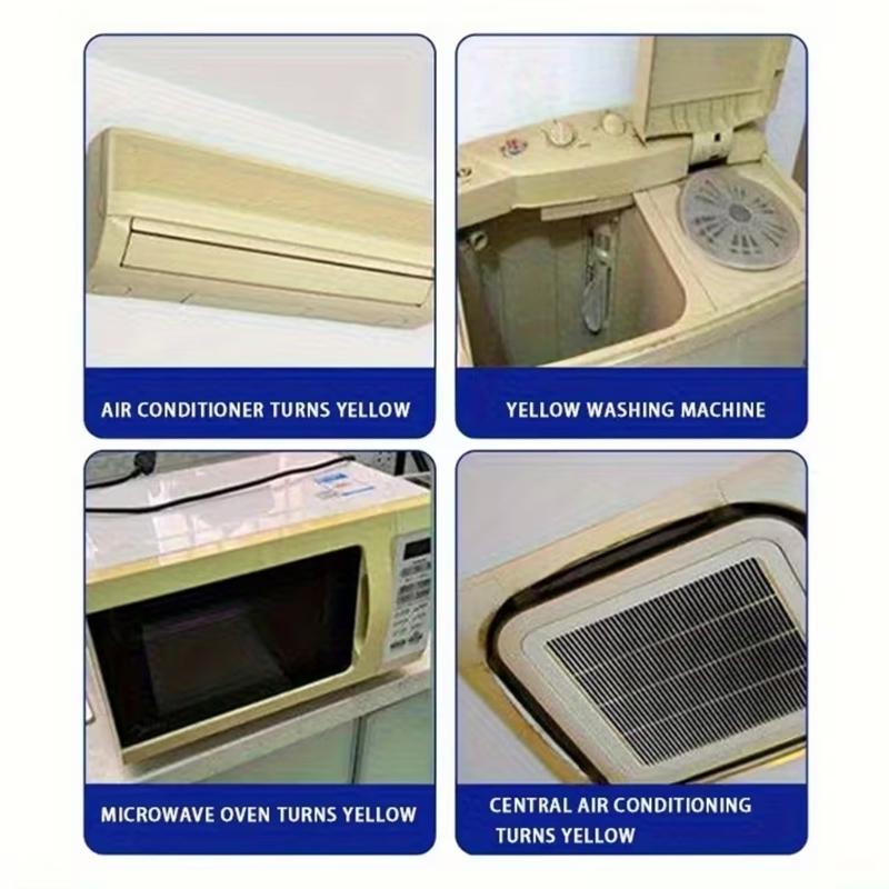 Effective Plastic Whitener Solution To Remove Oxidation And Yellow Stains With Cleaning Towel for Household Appliances