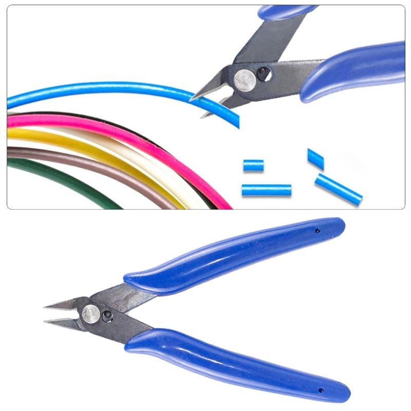 Small Side Cutters Flush Cutters Precisions Diagonal Cutters Simple to Operate for Plastic Soft Electrical Wire Crafting
