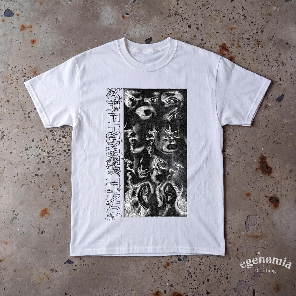 Maglietta ken carson cartunez x xperiment merch in tutte le taglie per tutti i fan opium carti regalo unisex