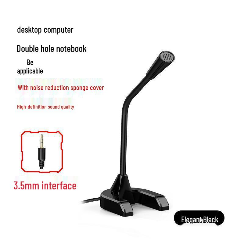 Universal Noise Reduction Desktop Microphone for Gaming, Streaming, and Singing - Driver-Free