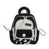 Schoolbag new children's bag fashionable high-value color matching backpack cute contrasting color small schoolbag kindergarten boys and girls back