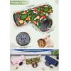 Warm Guinea Pig Tunnel House Thickened Pet Collapsible Tube Toy  Playtime Activity