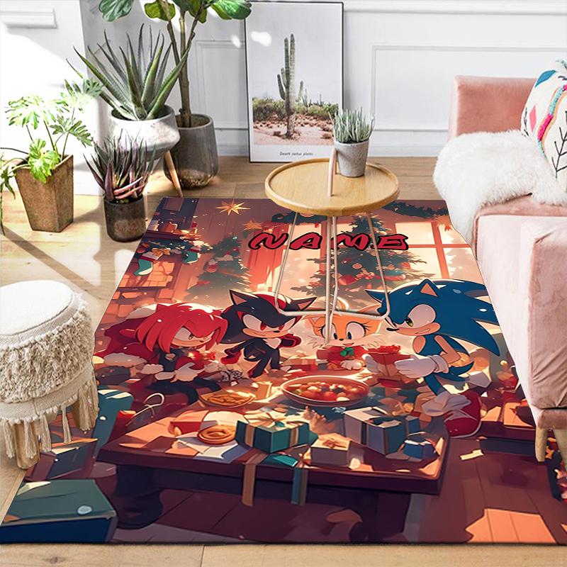 Custom 1Pc Sonic Adventure Team Sonic Rug Office Carpet Indoor Outdoor Entrance Doormat Nonslip Soft And Comfortable Living Room D2915335