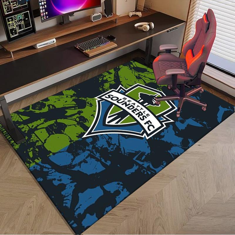 Fc Crest Design Printed Area Rug for Office, Chair Rug, Decorative Carpet Floor Mat, Large Size Fan gifts Christmas gifts