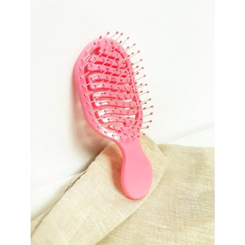 1pc Mini Hollow Portable Styling Comb, Hair Brush, Comb, Hair Tools For Barber Salon Hair Accessories Brushes, Edge Brush Hair Comb