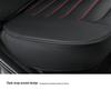 All-Season Full Leather Car Seat Cover - Universal Fit, Full Wrap Design