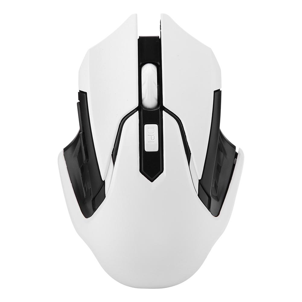 Optical 1200DPI Wireless Gaming Mouse Comfortable Grasp No Delay 2.4G Wireless Mouse - Black